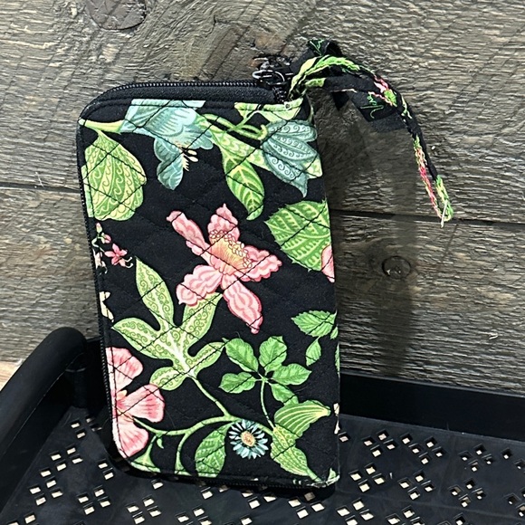 Vera Bradley Botanica Pattern Large Zip Around Travel Wallet & Wristlet NWOT - Picture 9 of 10